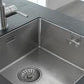Design Sponshouder - Roestvrij Stalen Keukenhulp - Zelfklevende Sponshouder voor Gootsteen – RVS Gootsteen Organizer-