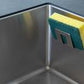 Design Sponshouder - Roestvrij Stalen Keukenhulp - Zelfklevende Sponshouder voor Gootsteen – RVS Gootsteen Organizer-
