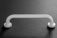 Handgreep Mat Wit voor bad of douche - Sterke Metalen wandgreep -Wandbeugel 30,5 cm - Witte Aluminium Handgreep - Wandgreep voor badkamer - Douche - Toilet - Toiletbeugel - Badgreep - Douchegreep - Inclusief ophangmateriaal